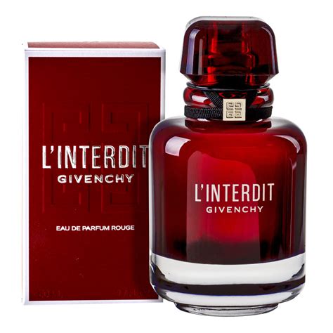 givenchy l'interdit rouge 80ml edp|givenchy interdit rouge ultime.